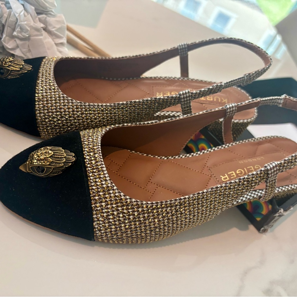 Kurt Geiger London / NIB SLOANE SLINGBACK HEEL 7.5 - Picture 9 of 13